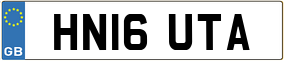 Truck License Plate
